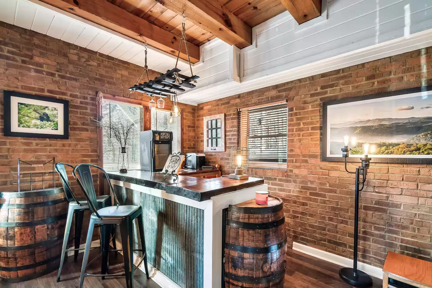 bar area