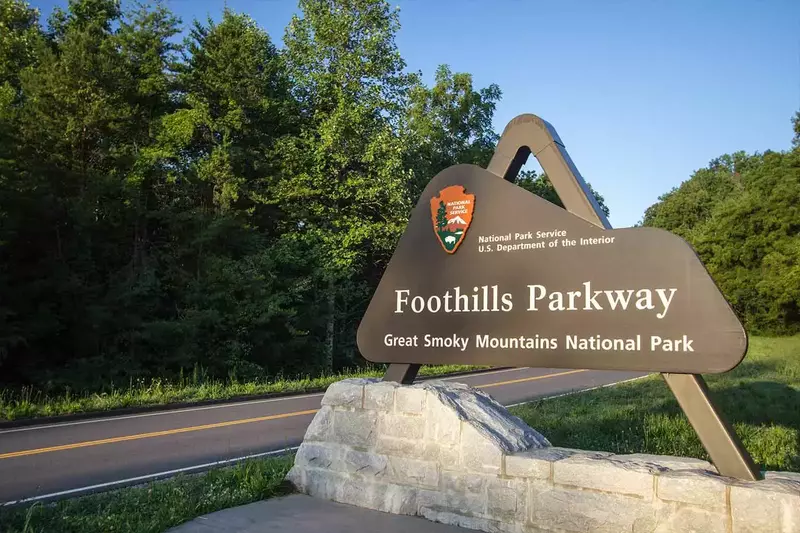 Foothills Parkway is one of the top scenic drives in the smokies