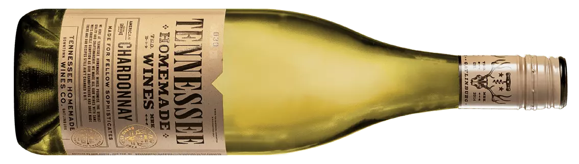 Chardonnay by Tennessee homemade wines in Gatlinburg, Tennessee.
