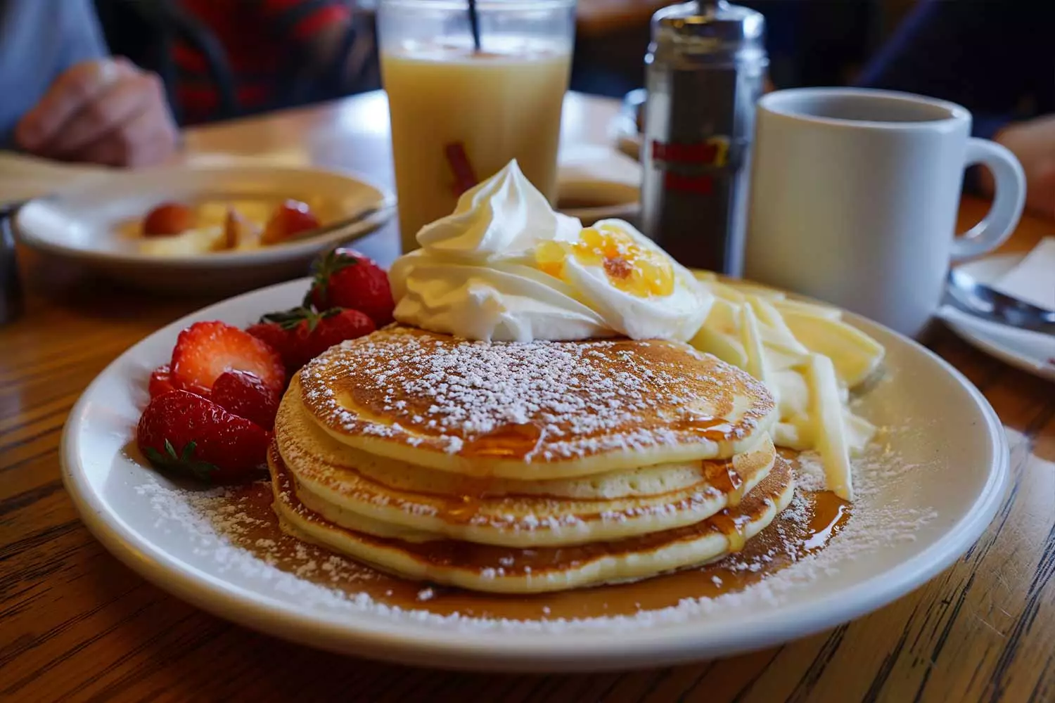 World-famous pancake meal in Gatlinburg, Tennessee.