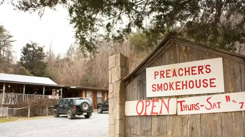 The Preacher's Smokehouse restaurant.