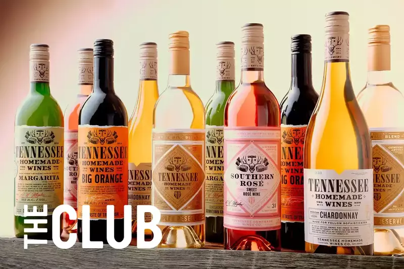 Tennessee Homemade Wines bottles