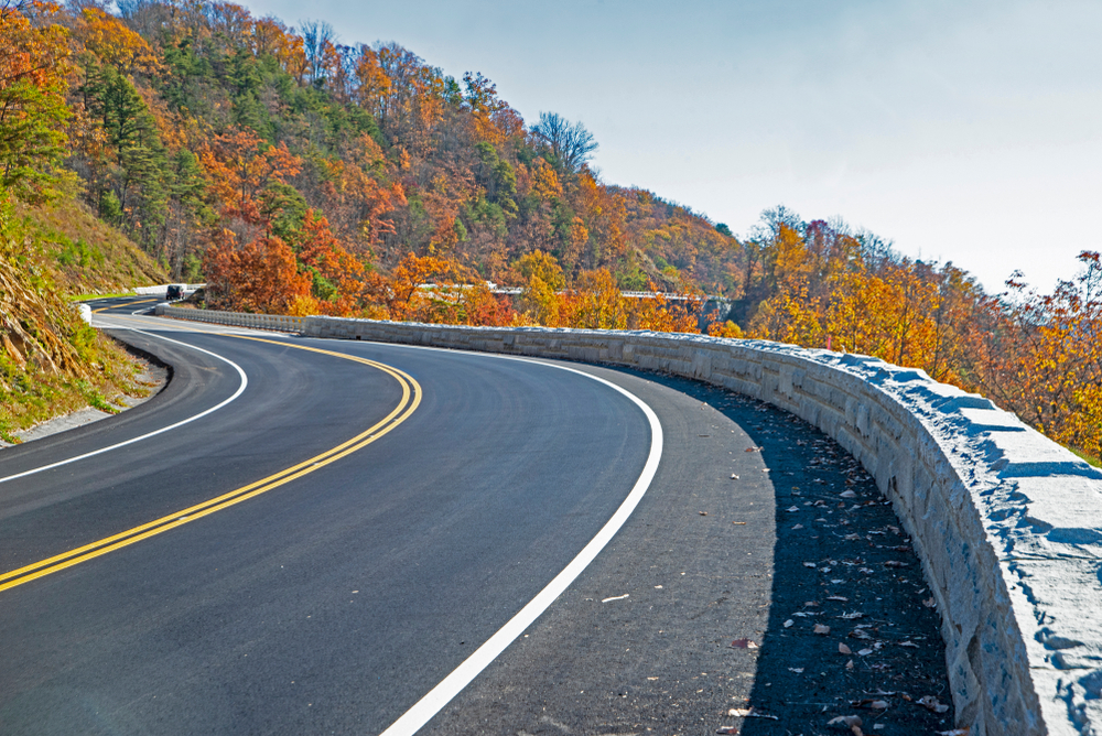 scenic drive in the smoky mountains