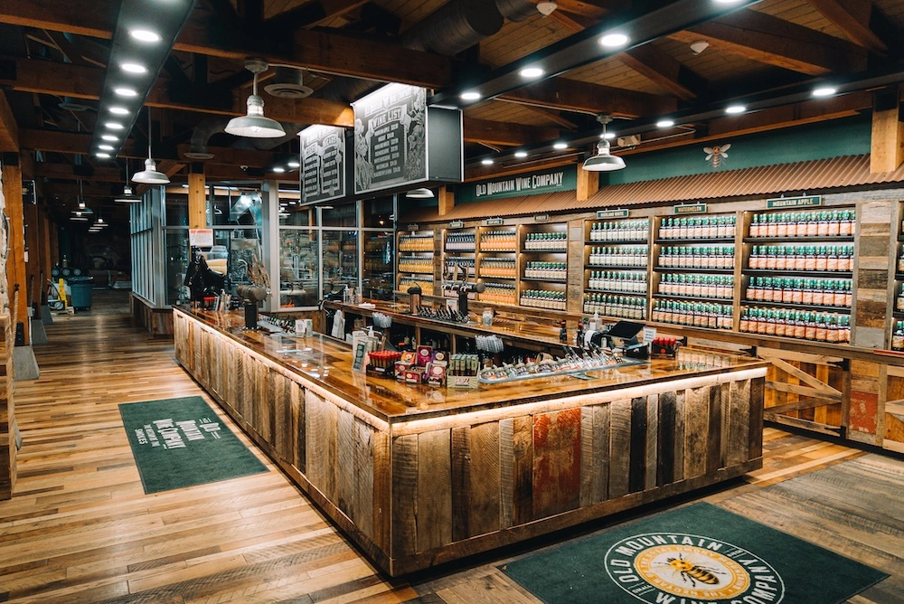 inside Old Mountain Wine Company